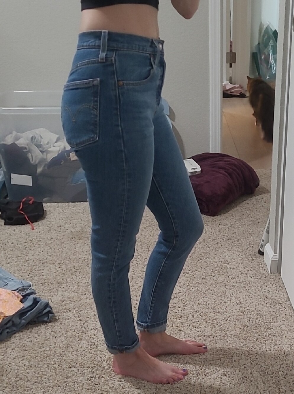 Levis 501 Women’s Jeans - Blue Denim